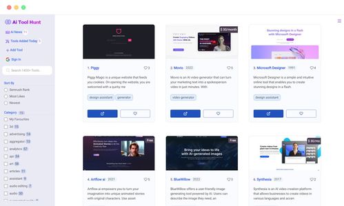 13個(gè)優(yōu)秀的AI工具導(dǎo)航網(wǎng)站 助您高效開發(fā)人工智能應(yīng)用軟件